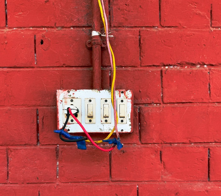 Old Electrical Switch Board Inspection and Replacement